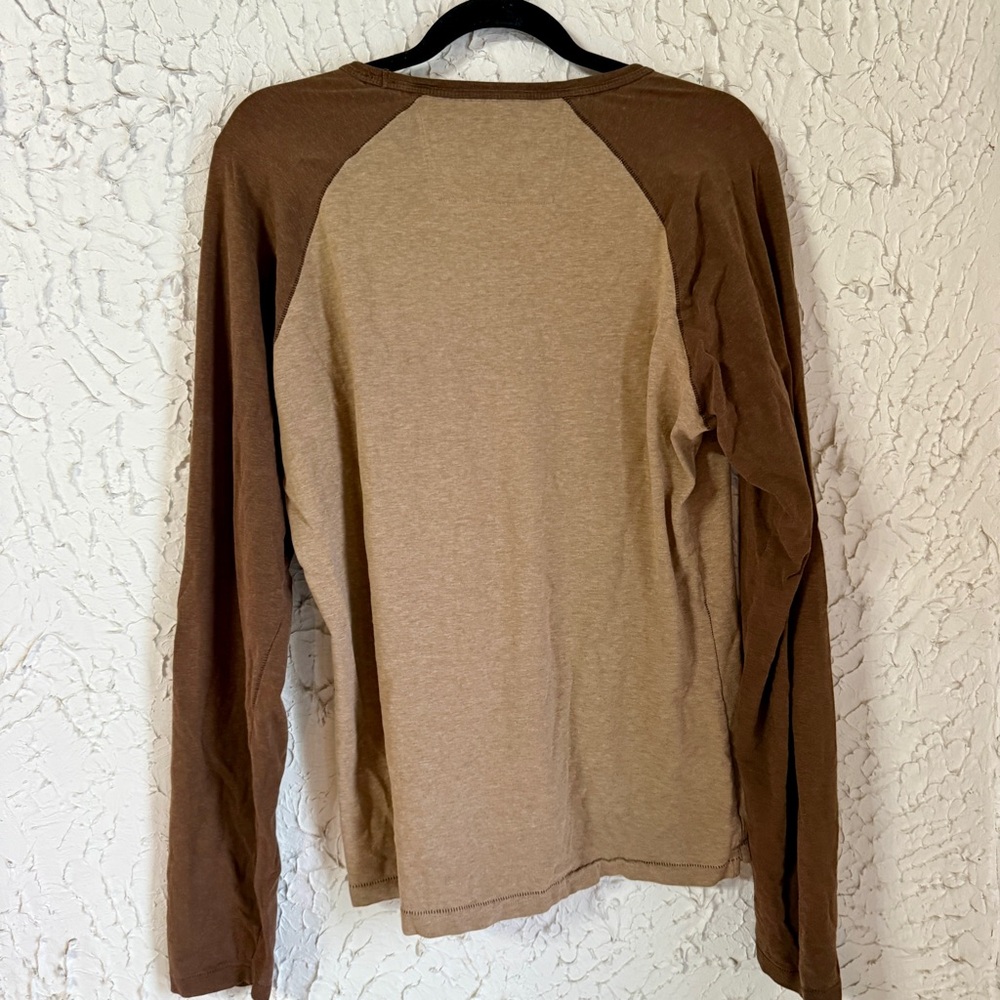 Banana Republic Two-Tone Brown Long Sleeve Shirt - Picture 5 of 5